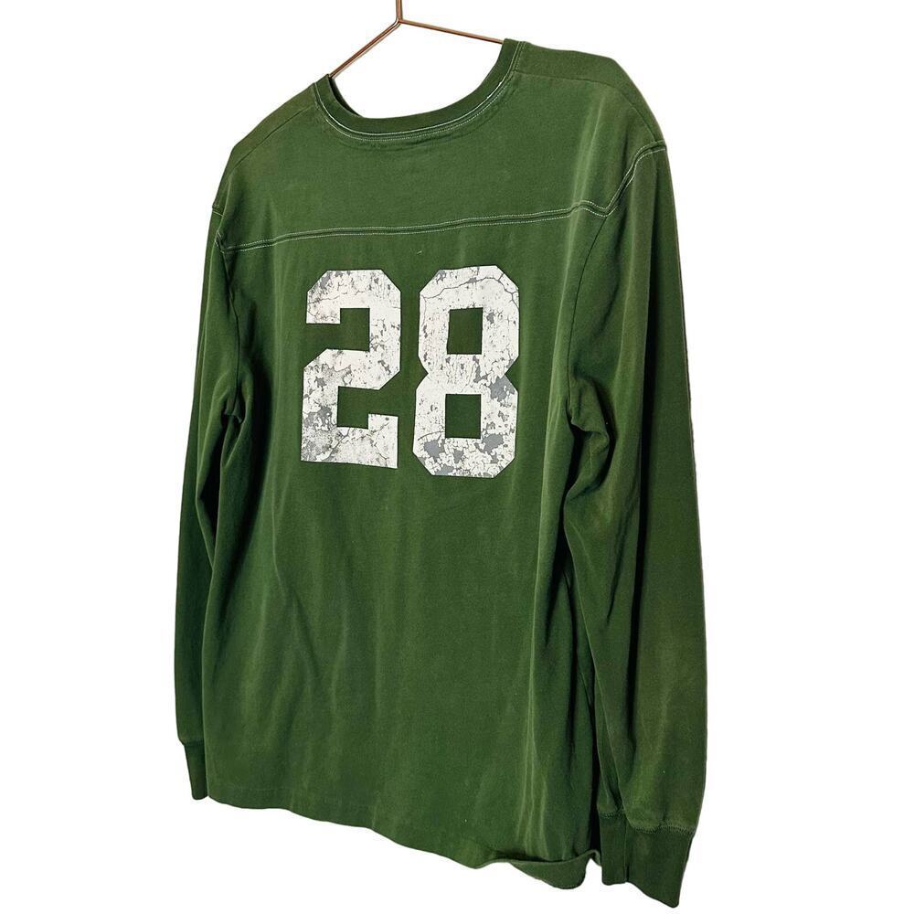 Vintage Disney Parks Authentic Mickey Mouse Olive Green Longsleeve Shirt Size L - Picture 2 of 10